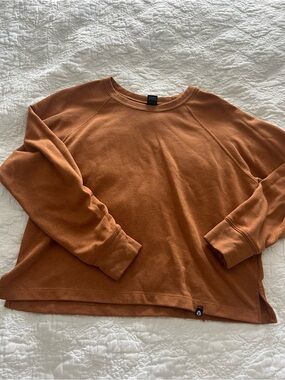 Woman’s Crewneck Sweater - Rust Brown